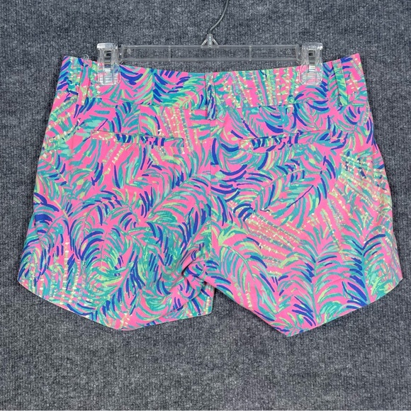 Lilly Pulitzer Womens 2 5" Callahan Shorts Pink Sunset Coco Breeze Vaca Beach - Picture 2 of 11